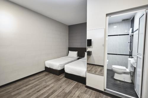 Koupelna v ubytování SkyCity Motel Pulau Ketam