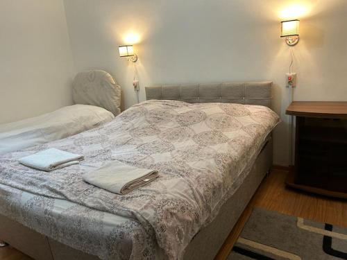 Postel nebo postele na pokoji v ubytování Homestay Seaside by Manuchar