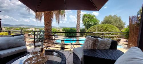 Gallery image of Beautiful Villa with a stunning view in Roujan