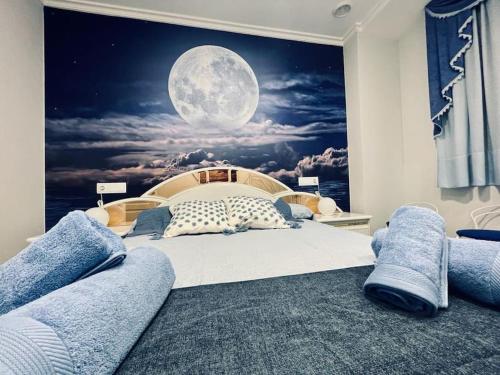 Ένα ή περισσότερα κρεβάτια σε δωμάτιο στο Luna Llena (Soria)