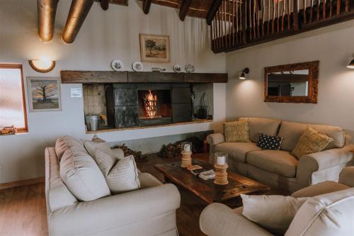 Posezení v ubytování Ocean View Cottage, Springerbaai