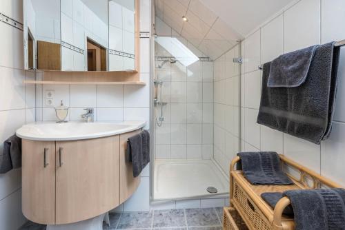 Koupelna v ubytování Feldberg Suite mit Balkon