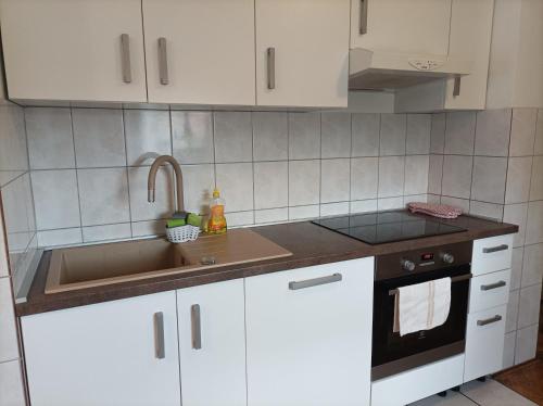 Dapur atau dapur kecil di Apartman Gospić
