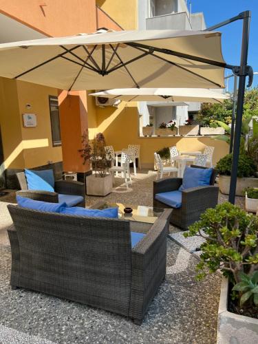 Un lugar para sentarse en Hotel Minerva