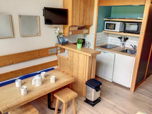 Studio mezzanine proche des pistes avec balcon et Wifi