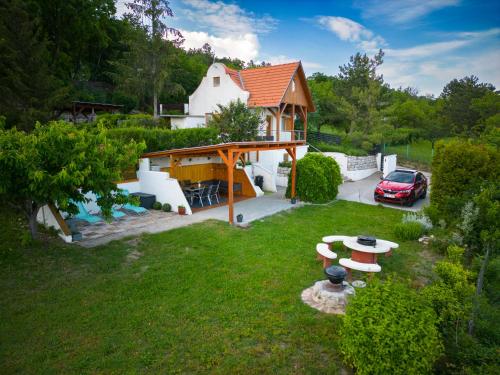 Zahrada ubytování Paloznak Panoráma