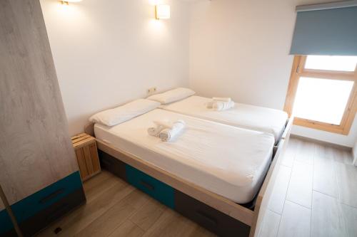 Cama ou camas em um quarto em Lo Molí de Bot