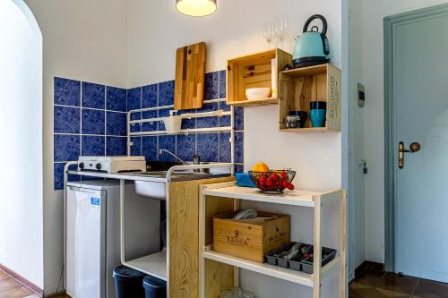 Kuchyň nebo kuchyňský kout v ubytování Mari Sea Home