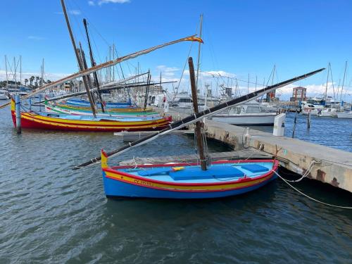 Photo de la galerie de l'établissement Port Barcares vue port et mer, au Barcarès