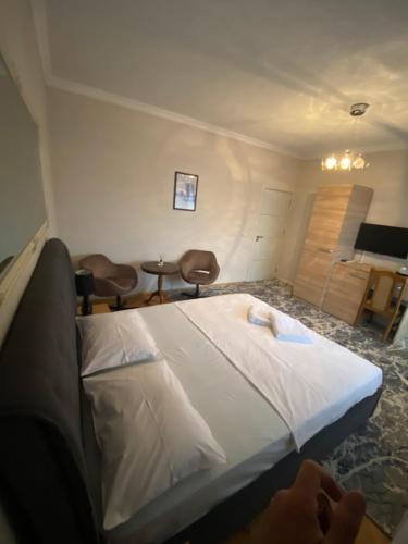 Ένα ή περισσότερα κρεβάτια σε δωμάτιο στο Apartment Perla