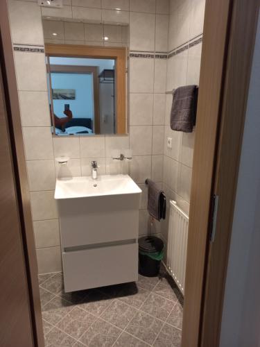 Kúpeľňa v ubytovaní Gästehaus Friedl