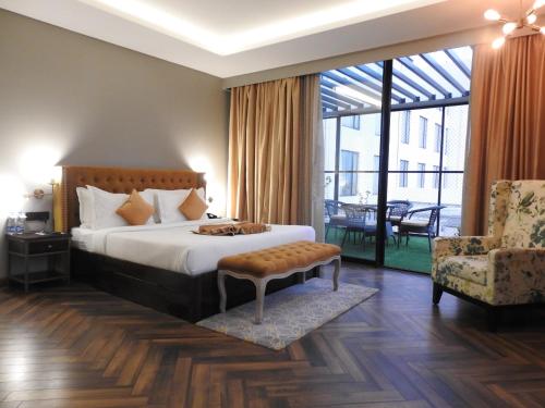 Postelja oz. postelje v sobi nastanitve Hotel Polo Towers Agartala