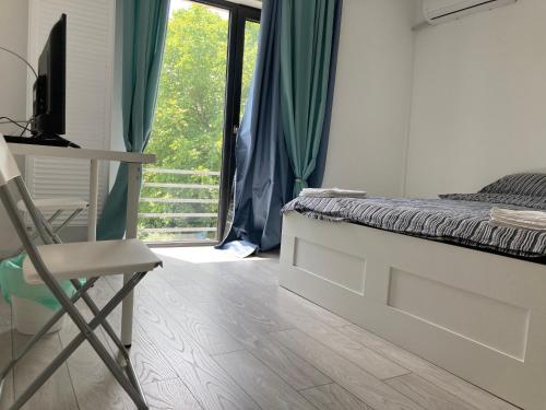 Postel nebo postele na pokoji v ubytování JoyGate entire villa