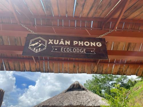 una señal para un kwan phong equ lodge en Xuân Phong Ecolodge en Hòa Bình