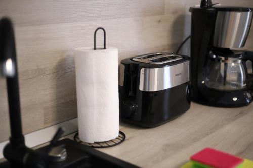 Estris per fer te o cafè a Apartament Patrick