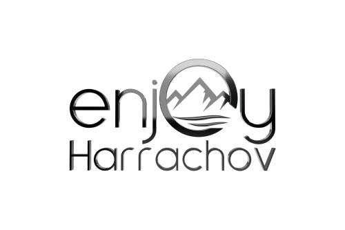 an image of the endil harrow logo at ENJOYHARRACHOV - Atraktivní slunný klimatizovaný apartmán 14 v centru Harrachova se saunou, parkováním, Wifi-WLAN, SAT, herní konzolí, PC s win 10, Netflix zdarma a možností dobíjení auta s jedinečným výhledem na Čertovu horu se skokanskými můstky in Harrachov