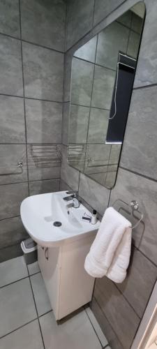 Ένα μπάνιο στο Bains Lodge