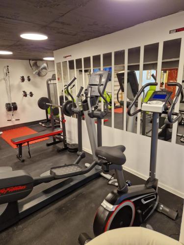 Fitnesscentret og/eller fitnessfaciliteterne på City-Appartement Vogel