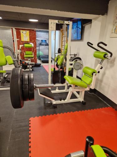 Gimnasio o instalaciones de fitness de City-Appartement Vogel