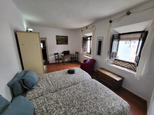Krevet ili kreveti u jedinici u okviru objekta Casa Hadriano