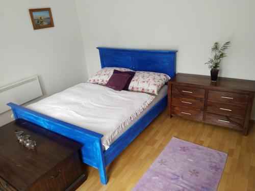 Una cama o camas en una habitación de Nice Apartment near by Capital of Slovenia