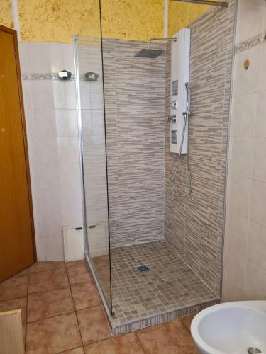 Koupelna v ubytování Casa in Centro