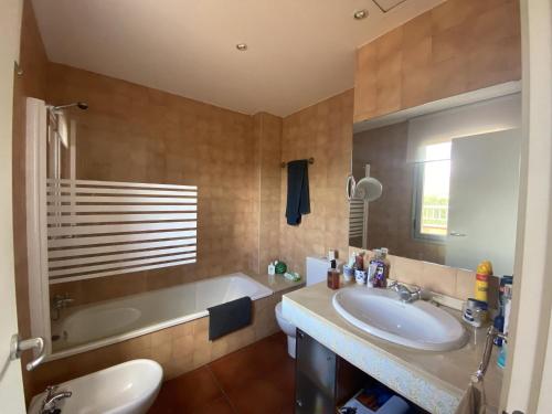 Koupelna v ubytování Encantador Dúplex MSJ 95