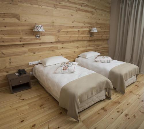 Кровать или кровати в номере Patio di Fiori