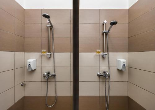 Koupelna v ubytování Vila Bor apartmani