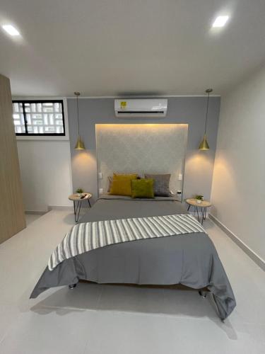 Cama o camas de una habitación en Apartasuites Mardini