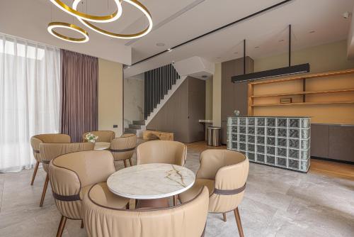 Ruang duduk di Sea Thought B&B