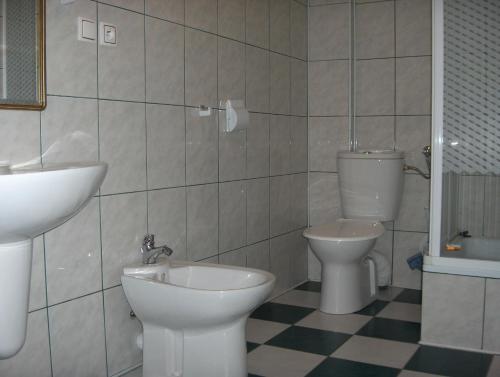 Kúpeľňa v ubytovaní Hajduk Apartment