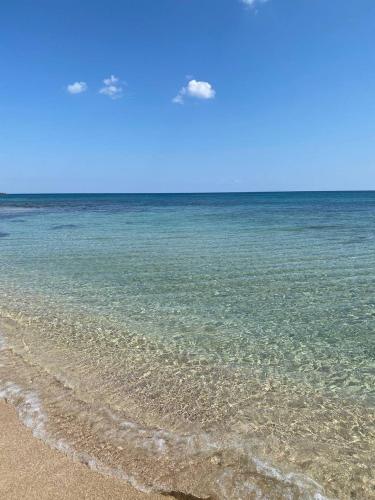 a view of the beach with the clear water at Casamarina Orchidea in Campomarino