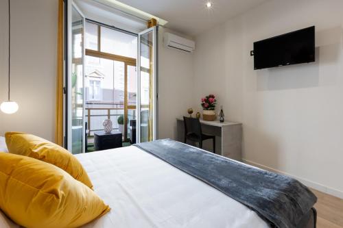 Postel nebo postele na pokoji v ubytování Daddi rooms & apartment