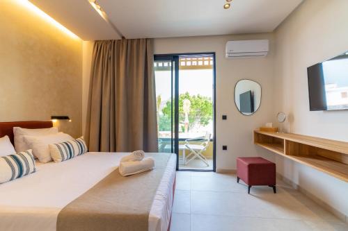 Postel nebo postele na pokoji v ubytování STALèA Luxury Villa