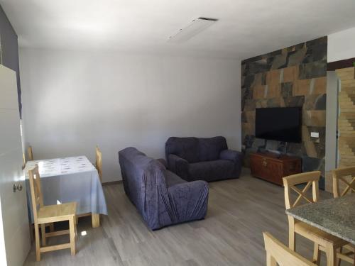 Posezení v ubytování Casa la Alberca