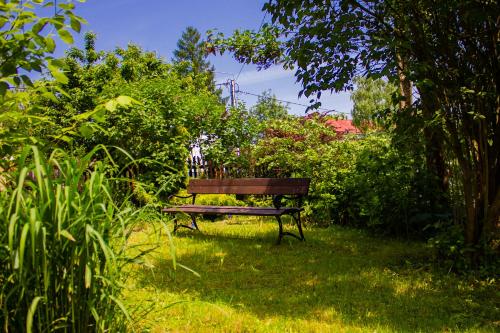 Zahrada ubytování Domek na Wzgórzu
