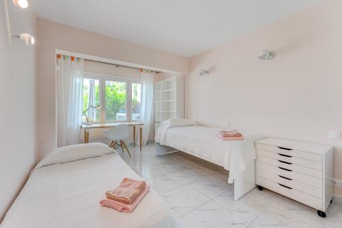 Ένα ή περισσότερα κρεβάτια σε δωμάτιο στο Beautiful bungalow in Island Village