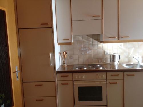 Kuchyň nebo kuchyňský kout v ubytování Staldenried Ferienwohnung