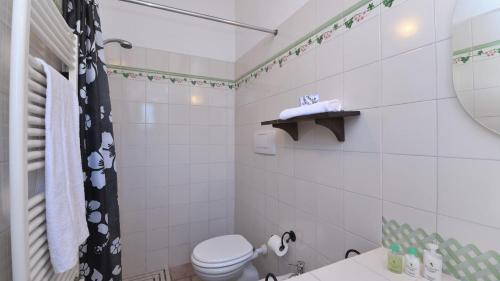 モンテリッジョーニにあるCasina di Teoのトイレと洗面台付きのバスルーム
