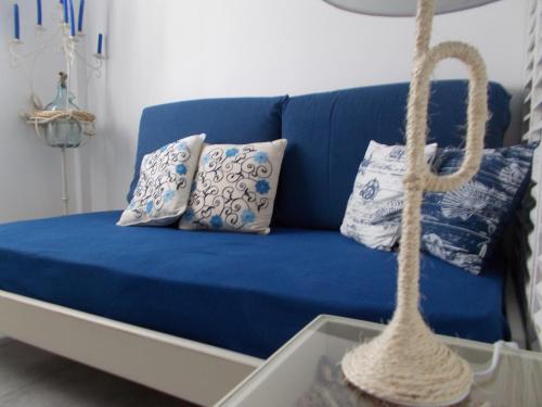 Posezení v ubytování Dimitra's Sea-Crafts Boutique Studios