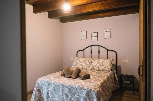 Postel nebo postele na pokoji v ubytování Apartamentos El Valle