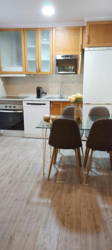 Cuisine ou kitchenette dans l'établissement Casa Pejão Do Paraíso