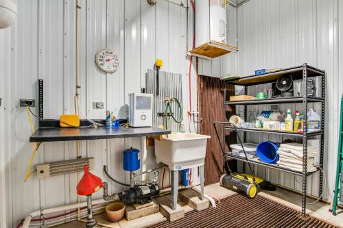 Una cocina o zona de cocina en Moe's Vineyard