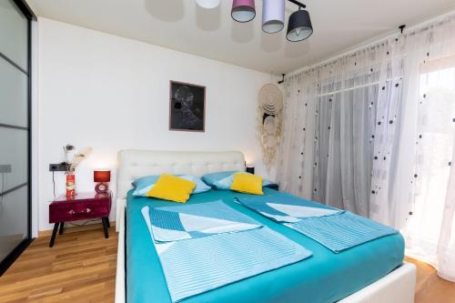 Postel nebo postele na pokoji v ubytování House Natasa