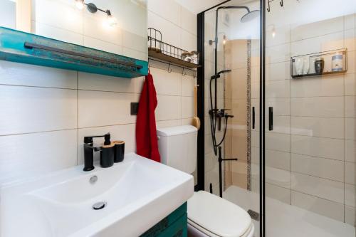 Koupelna v ubytování House Natasa