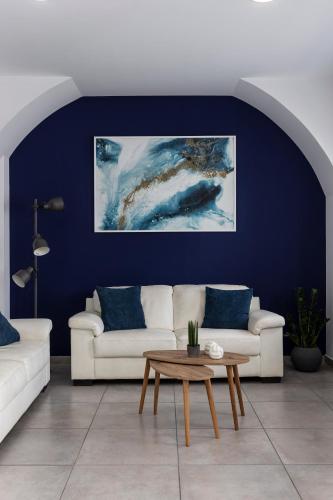 Χώρος καθιστικού στο Hotel Kontes Comfort