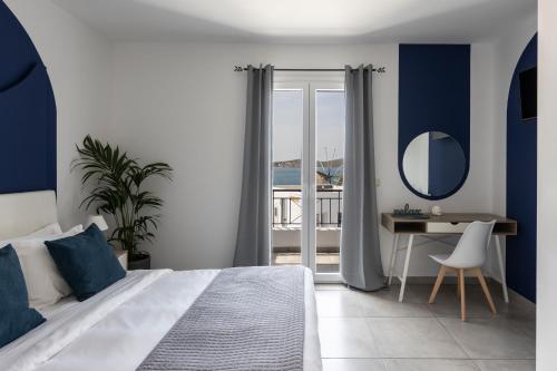 Ένα ή περισσότερα κρεβάτια σε δωμάτιο στο Hotel Kontes Comfort