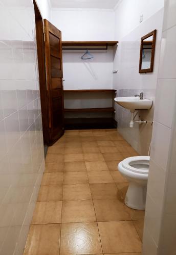 Koupelna v ubytování Shamba Hostel