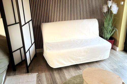Postel nebo postele na pokoji v ubytování Gite et chambre d'hôte